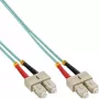 Cavo in fibra ottica duplex SC/SC InLine 50/125µm OM3 5m