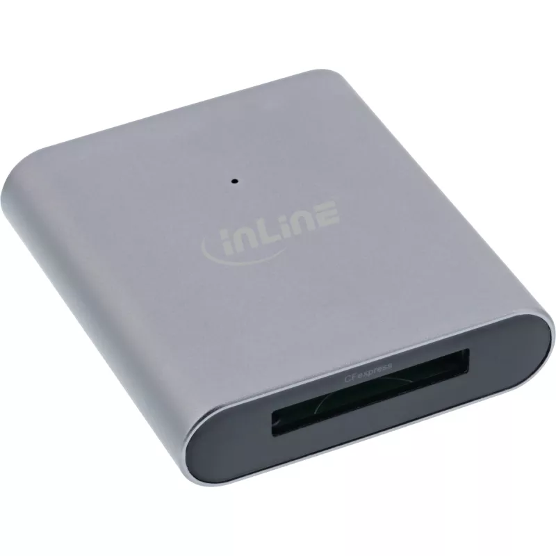 Lettore di schede InLine USB 3.2 USB-C o USB-A, per schede CFexpress tipo B