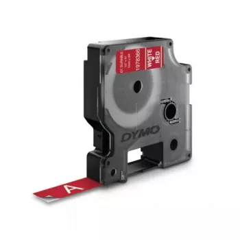 Etichette originali DYMO D1 Durable | Stampa nera su nastro rosso | 12 mm x 3 m | Nastro per etichettatrici LabelManager
