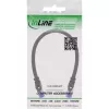 Cavo patch InLine corazzato, U/FTP, Cat.6A, nero, 0,5 m