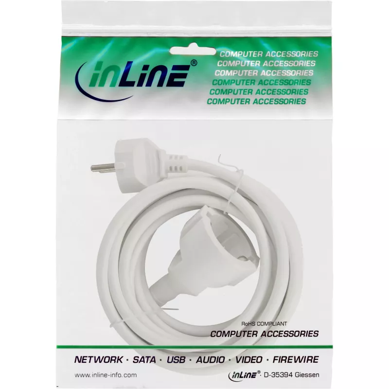 InLine prolunga elettrica InLine 16402W 2m bianco