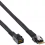 InLine cavo SAS slim InLine 24Gb/s SFF-8654 a Mini SAS HD SFF-8643 1m