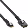 InLine cavo SAS slim InLine 27645B SFF-8654 a Mini SAS SFF-8087 12Gb/s 1m