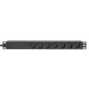 Intellinet PDU rack 19 pollici 1U 7 prese protezione da sovratensione 16 A cavo 3 m
