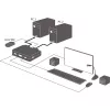 InLine cavo switch KVM, 2 porte, HDMI, 4K, USB, audio