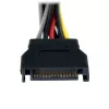 StarTech.com adattatore cavo splitter Y alimentazione SATA 15 cm - M/F