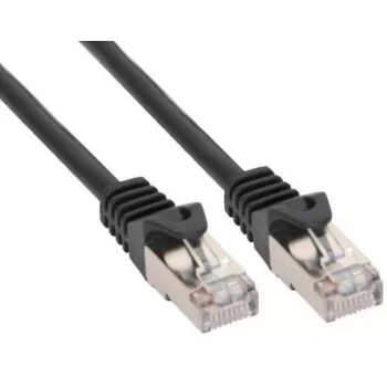 InLine 72500S Cavo patch, SF/UTP, Cat.5e, nero, 10 m