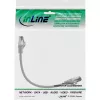 Cavo patch InLine, S/FTP (PiMf), Cat.8.1, 2000MHz, senza alogeni, grigio, 0,3 m