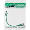 Cavo patch InLine, S/FTP (PiMf), Cat.8.1, 2000 MHz, senza alogeni, verde, 0,3 m