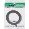 Cavo patch piatto InLine, U/FTP, Cat.6A, TPE senza alogeni, nero, 3 m