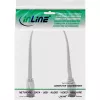 Cavo patch piatto InLine U/FTP Cat.8.1 TPE senza alogeni bianco 0,25 m