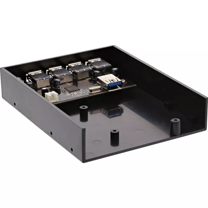 Hub pannello InLine 4 porte USB 3.0 per vano unità floppy da 3,5