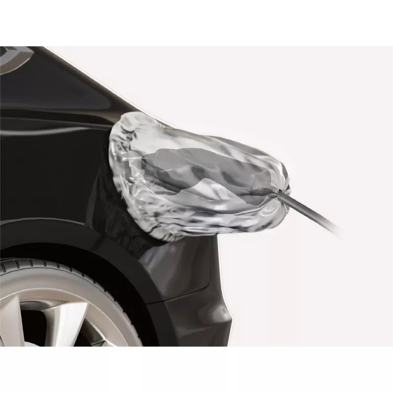 Supporto universale InLine per wallbox con porta cavo di ricarica EV nero