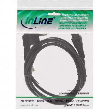 Cavo di alimentazione InLine 16657D per notebook nero 2 m