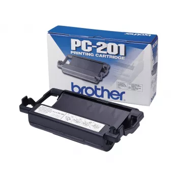 Cartuccia fax Brother, cartuccia fax + nastro, 420 pagine, nero, Brother FAX-1010, FAX-1020, FAX-1030, FAX-1020e, FAX-1030e, FAX-1020Plus, FAX-1030Plus, trasferimento termico, 1 pz.