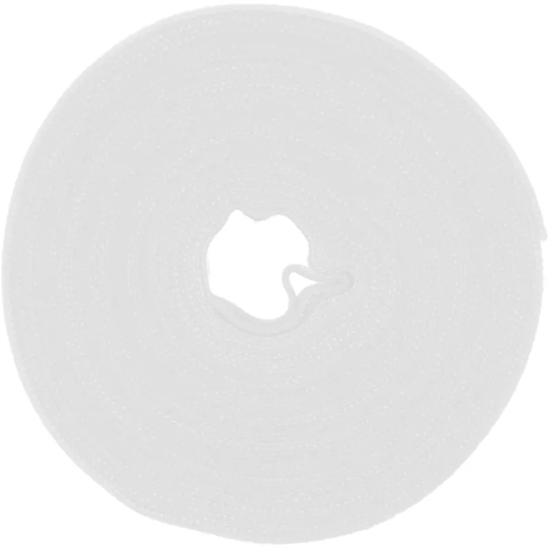 Fascetta fermacavi in velcro InLine 10 m × 16 mm bianco – fascetta fermacavi in velcro riutilizzabile