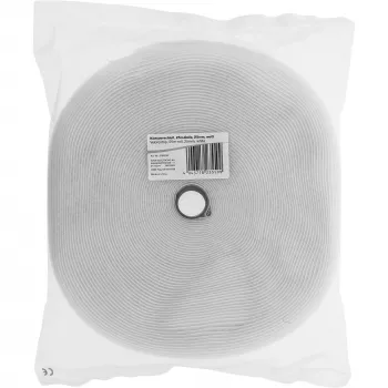 Fascetta fermacavi InLine con nastro in velcro 25 mm bianco 25 m