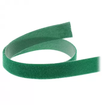 Fascette con chiusura a velcro InLine Band 16 mm, 10 m, verde