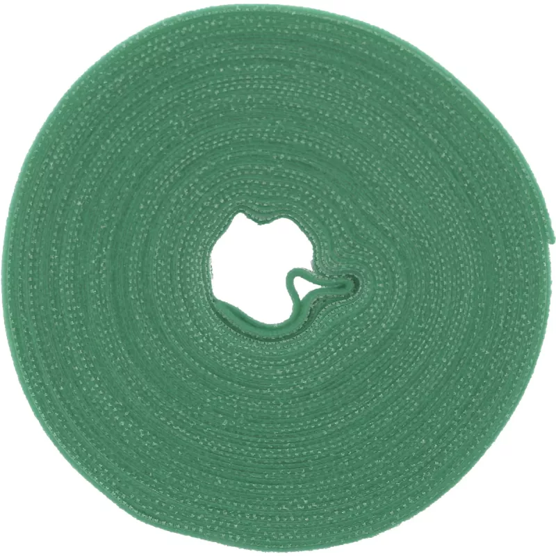 Fascette con chiusura a velcro InLine Band 16 mm, 10 m, verde
