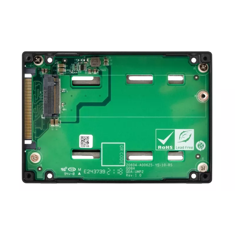 QNAP - QDA-UMP4 - Adattatore di interfaccia - M.2 - PCIe 4.0 x4 (NVMe) - U.2
