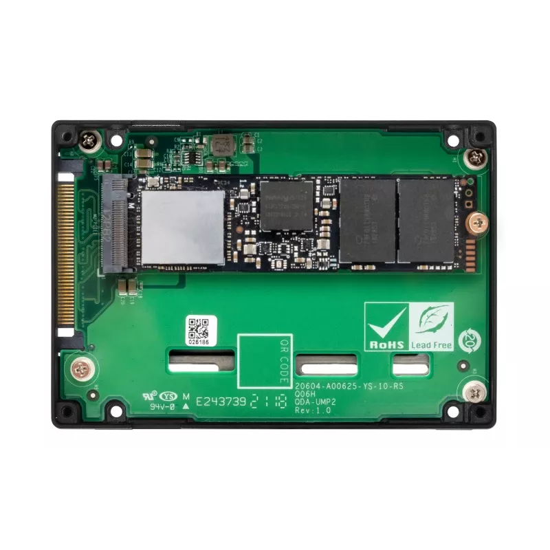 QNAP - QDA-UMP4 - Adattatore di interfaccia - M.2 - PCIe 4.0 x4 (NVMe) - U.2