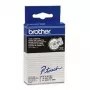 Nastro per etichettatura Brother TC101 12mm nero su trasparente