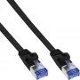 Cavo patch piatto InLine, U/FTP, Cat.6A, nero, 7 m