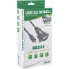 InLine Cavo adattatore USB-C a seriale, connettore maschio USB-C / connettore maschio DB9, 1,8 m