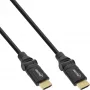 InLine Cavo HDMI girevole High Speed, con Eth., AM/AM, nero, contatti dorati, 0,5 m