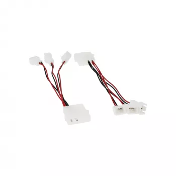 Cavo adattatore per ventola PC InLine 12V / 5V per un massimo di 3 ventole 33005A