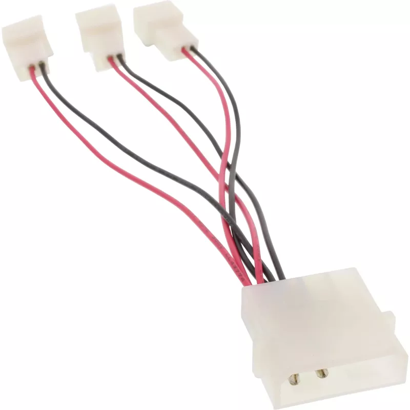 Cavo adattatore per ventola PC InLine 12V / 5V per un massimo di 3 ventole 33005A