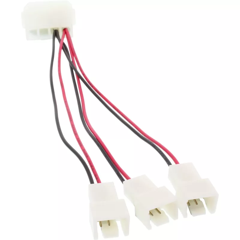 Cavo adattatore per ventola PC InLine 12V / 5V per un massimo di 3 ventole 33005A