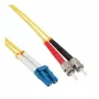 Cavo duplex in fibra ottica InLine LC/ST 9/125µm OS2 10m
