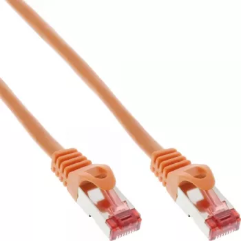 Cavo patch InLine S/FTP PiMF Cat.6 250MHz PVC rame arancione 0,3m