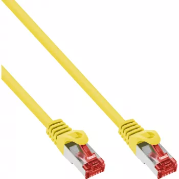 Cavo patch InLine S/FTP PiMF Cat.6 250MHz PVC rame giallo 7,5 m