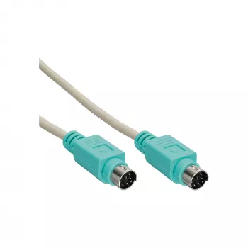 Cavo PS/2 InLine connettore/connettore grigio con connettore verde 2 m