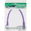 Cavo patch InLine SF/UTP Cat.5e lilla 0,3m