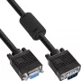 Prolunga S-VGA InLine 15HD connettore maschio/femmina nero 2m