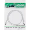 Cavo patch InLine, S/FTP (PiMf), Cat.8.1, 2000MHz, senza alogeni, bianco, 0,5m