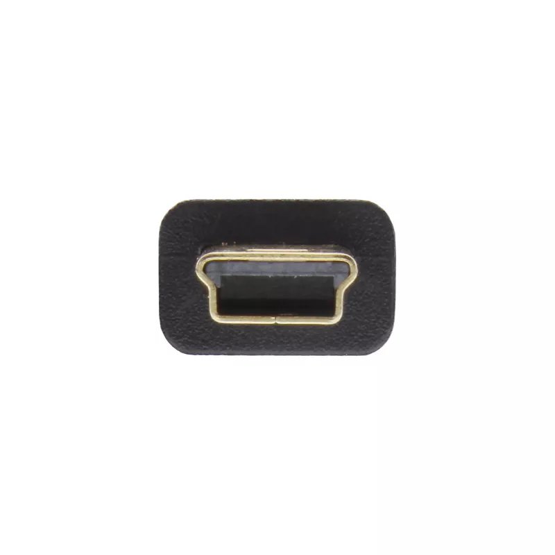Cavo mini USB 2.0 InLine, connettore maschio Type-A / connettore maschio Mini-B (5 poli), nero/oro, 5 m