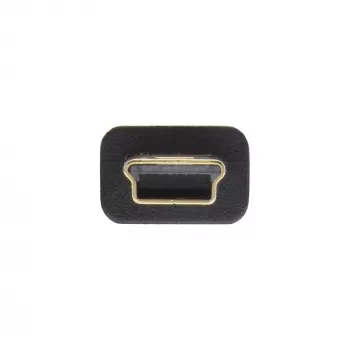 Cavo mini USB 2.0 InLine, connettore maschio Type-A / connettore maschio Mini-B (5 poli), nero/oro, 3 m