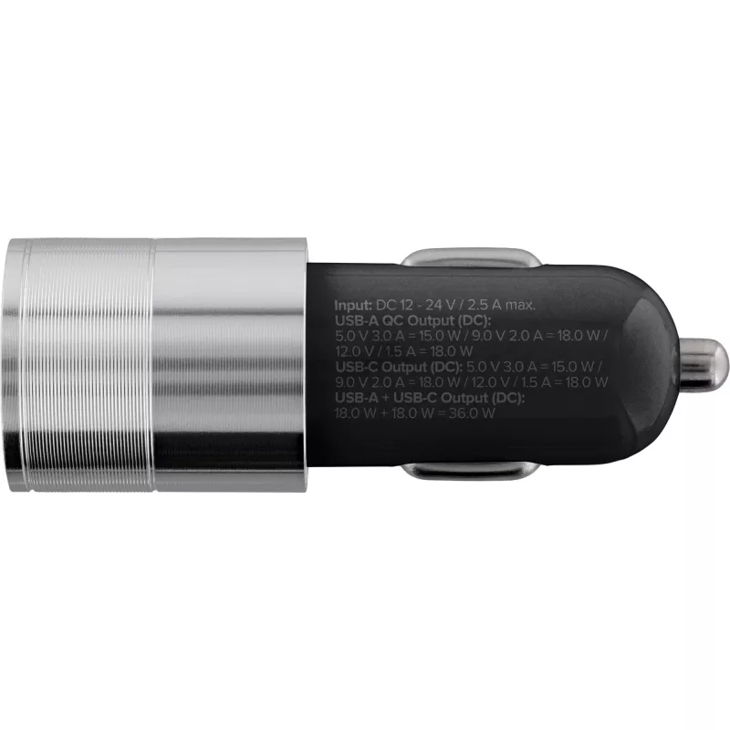 Caricabatterie USB da auto InLine alimentatore Quick Charge 3.0, nero