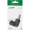 Adattatore DC InLine 5,5×2,5 mm connettore maschio angolare maschio–femmina, ingresso 5 V, interno, nero