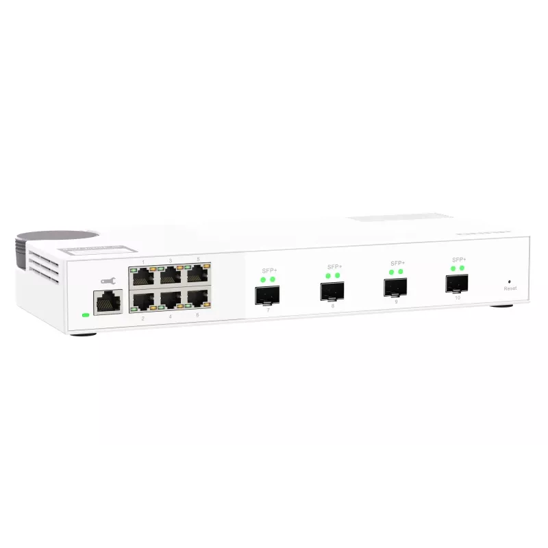Switch di rete QNAP QSW-M2106-4S Managed L2 2,5G Ethernet (100/1000/2500) bianco