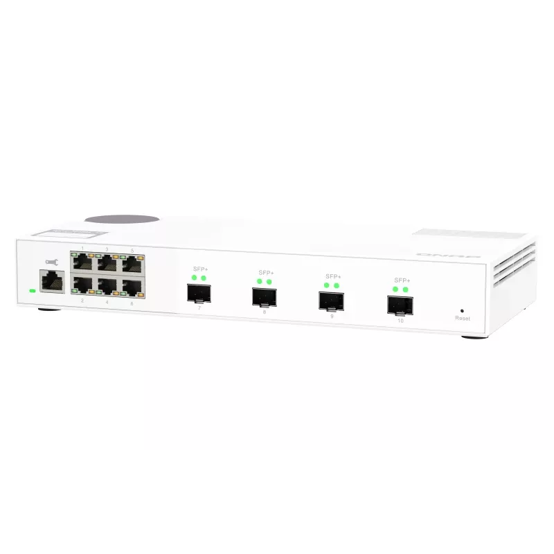 Switch di rete QNAP QSW-M2106-4S Managed L2 2,5G Ethernet (100/1000/2500) bianco
