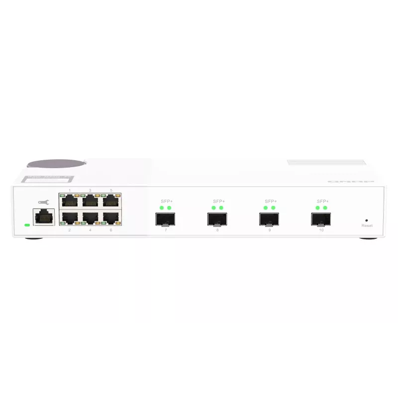 Switch di rete QNAP QSW-M2106-4S Managed L2 2,5G Ethernet (100/1000/2500) bianco