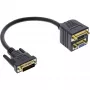 Cavo adattatore DVI-I InLine 17301 connettore maschio DVI-I / connettore femmina DVI-I + connettore femmina S-VGA