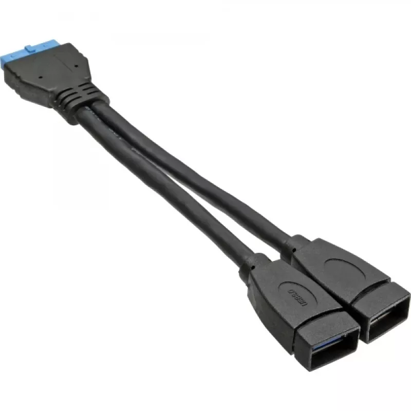 Cavo adattatore InLine USB 3.0 interno 2x USB Type-A femmina / header scheda madre