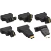 Adattatore InLine HDMI a DVI HDMI maschio / 24+1 femmina 180° angolato placcato oro