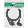 Cavo di alimentazione InLine, CEE 7/7 angolato / IEC C13 3 poli maschio angolato, 1,8 m